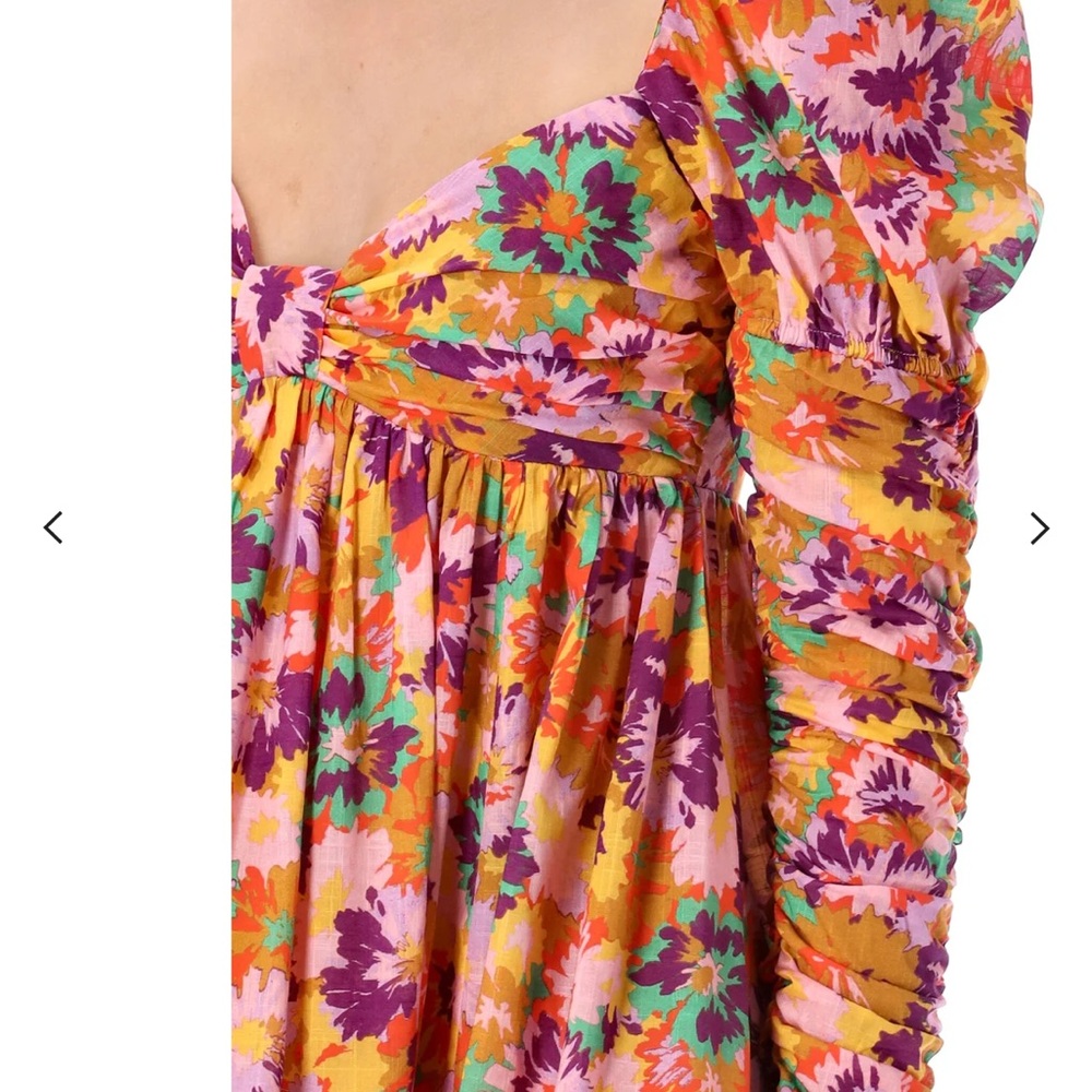 SOLD 💔Zimmermann Violet Front-Twist Detailed Mini - Picture 2 of 6